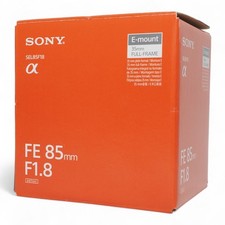 SONY SEL85F18 - 85mm F/1.8-22 Festbrennweite Teleobjektiv Sony E-Mount NEU OVP