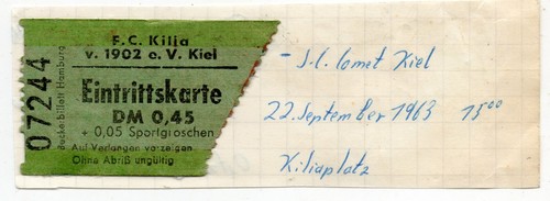 Ticket kilia kiel - kiel,