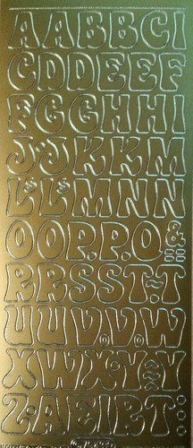 Stickerbogen buchstaben groß - ,
