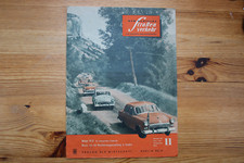 DDR Zeitschrift Der deutsche Strassenverkehr 11/1956 Wolga M 21,Zündapp Janus