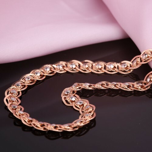 Kette rose weissgold - kette, rose/weissgold