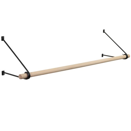 Set wandhalterung mit buche - wandhalterung,