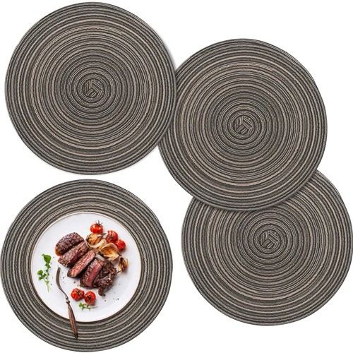 Tischsets rund baumwolle - tischsets,
