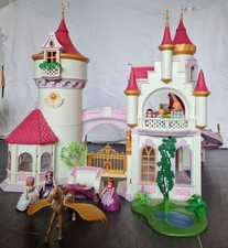 Playmobil Großes Prinzessinnenschloss 5142 mit Erweiterung + Figuren und Möbel
