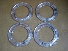 VW Käfer, Karman Ghia - 1 Satz Felgenzierringe 14 Zoll, TOP Qualität, NOS Teile