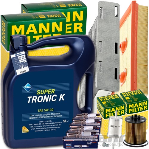 Mann inspektionskit 1x5l - inspektionskit+1x5l, aral
