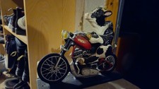 Highway Holstein-Kuh auf Motorrad 23x25