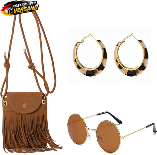 70er jahre damen set mit - 70er,