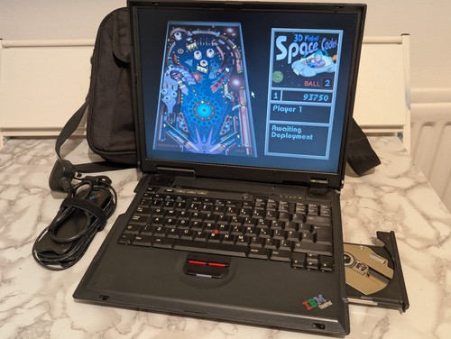 Retro windows ibm thinkpad - xp,
