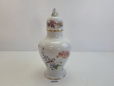 Porzellan Vase Volkstedt Vogel