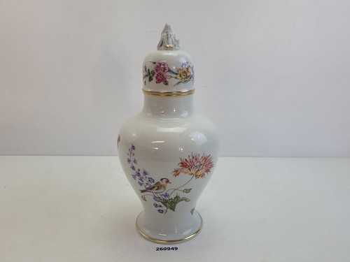 Porzellan vase volkstedt vogel - volkstedt,
