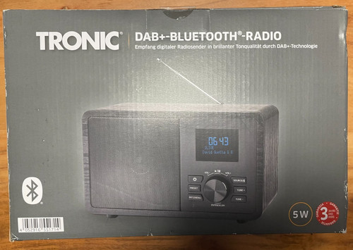 Tronic dab bluetooth radio - dab+,