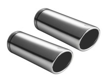 Doppelrohr Auspuffblenden Auspuffblende für BMW E60 E61 530d TOURING 