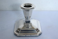 DEKORATIVER ALTER KERZENLEUCHTER AUS 830er SILBER AUS DÄNEMARK #11086