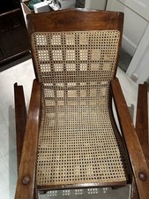 antiker seltener Jugendstill Stuhl oder Sessel mit Tablettauflagen