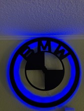 Bmw logo mit led wand - bmw,