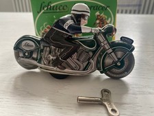 (SAS) Schuco Motoracer 1006 Polizei Police Motorrad in OVP funktionstüchtig