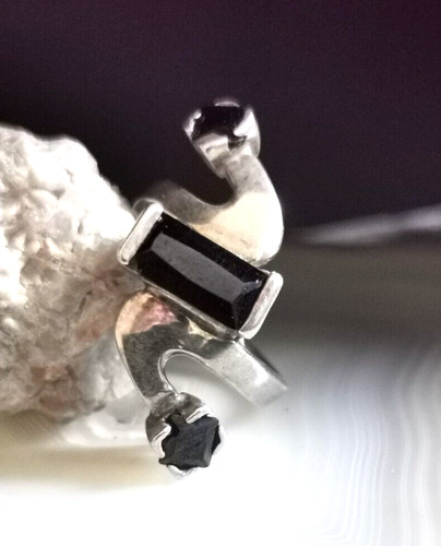 Ring silber 925 onyx - 925,