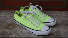 Converse Chuck Taylor Ox Unisex Sneaker Schuhe 136585C Neon gelb Gr. UK 6 EU 39