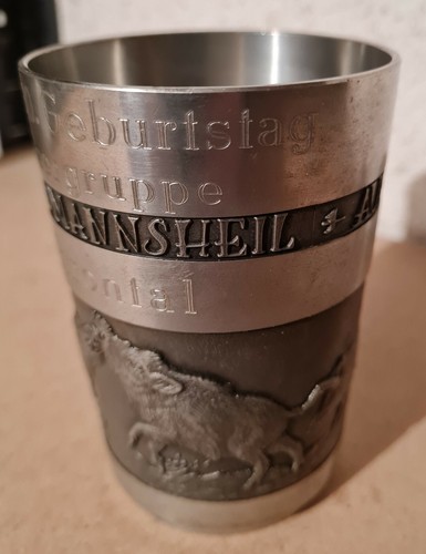 Zinnbecher zinn pewter pokal - zinn,