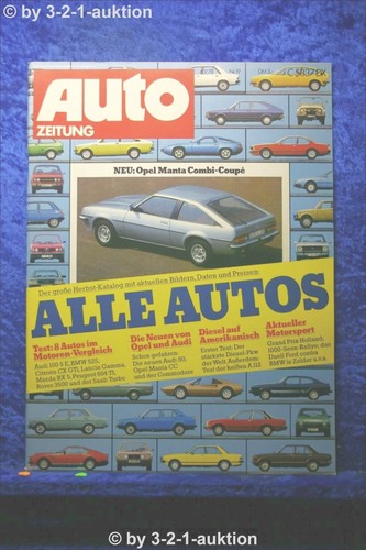 Auto zeitung opel manta - opel,