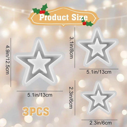 3er set silikonformen - set,