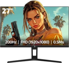 GAMEPOWER 27 Zoll Gaming Monitor 200Hz 0.5ms FullHD Fast IPS Nachtlicht Kaze T20