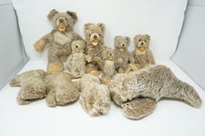 Steiff 10 Tiere im Set, Teddybär Zotty, Floppy, Hund Raudi, Schlaftiere