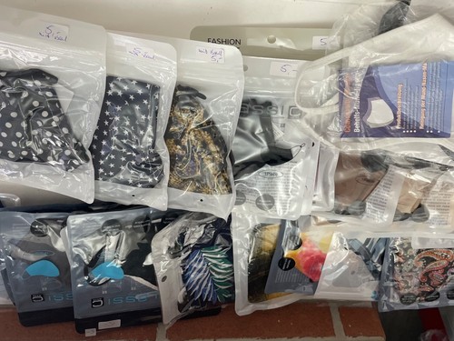 200x ungebrauchte stoffmasken - ungebrauchte,