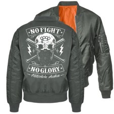 Herren Bomberjacke No Fight No