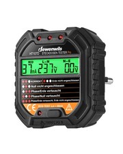 DEWENWILS Steckdosentester mit RCD-Prüfung und LCD-Voltage-Display,FI Test