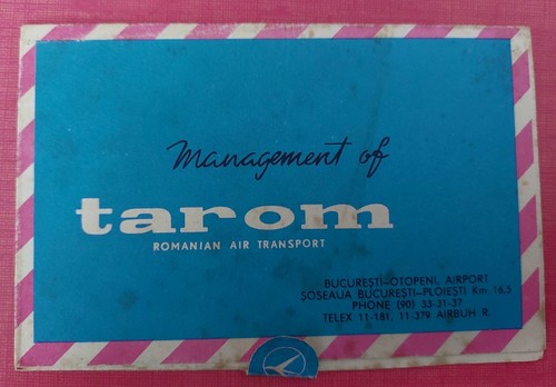 Romanian tarom airlines - romanian,