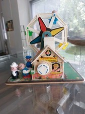 Original Fisher Price Toys 1966 Spieluhr Riesenrad Vintage