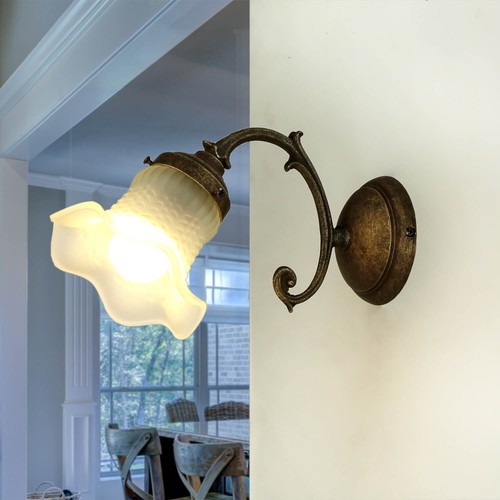 Wandleuchte lampe glas schirm - wandleuchte,