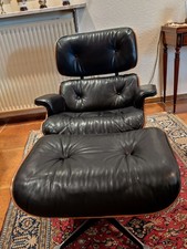 Vitra Eames Lounge Chair und Ottoman  Palisander Leder schwarz