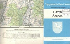 Topographic map 1:50,000