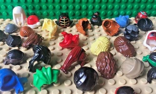 Auswahl lego kopfbedeckung - lego,