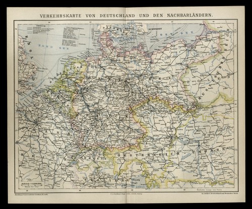 Orig lithographie landkarte - orig.,