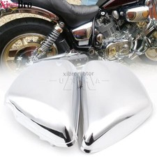 Pair Chrom Seite Panel Abdeckung Für 84-UP Yamaha XV 700 750 1000 1100 Virago