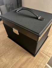 TCM Schmuckkästchen / Schwarz / Samt / Koffer / Schmuck / Reise