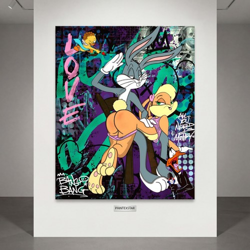 Pop art bugs - lola, in
