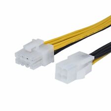 C53 PC Mainboard Strom Adapter Kabel 4 pol ATX zu 8 pol EATX / EPS P4 zu P8 18cm