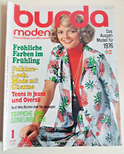 burda moden Januar 1976 -