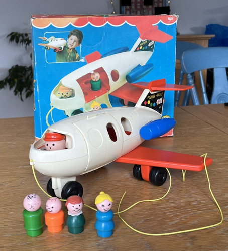 Vintage fisher price flugzeug - vintage,
