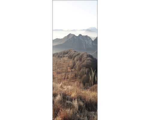 Glasbild misty valley iii - glasbild,
