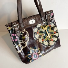 Fossil Schultertasche braun