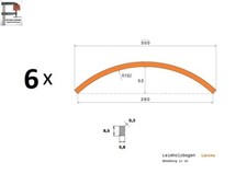6x Leimholzbogen Runddach
