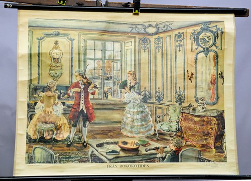 Rollbild wandkarte poster - rollbild,