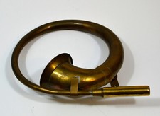 Alte Autohupe,Messing um 1900, für Gummibalg