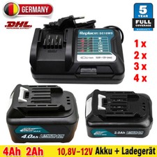 Für Makita AKKU / Ladegerät 10,8V-12V Li-Ion BL1041B BL1021B 4Ah mit LED-Anzeige